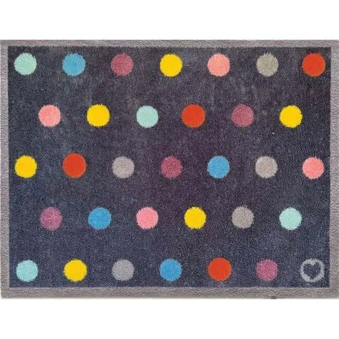 Eco-Friendly Washable Dots Mat and Runner - Bright Spot / 65X85 cm - Doormat