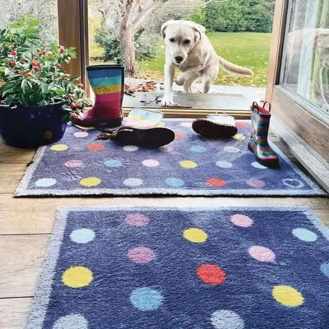 Eco-Friendly Washable Dots Mat and Runner - Doormat