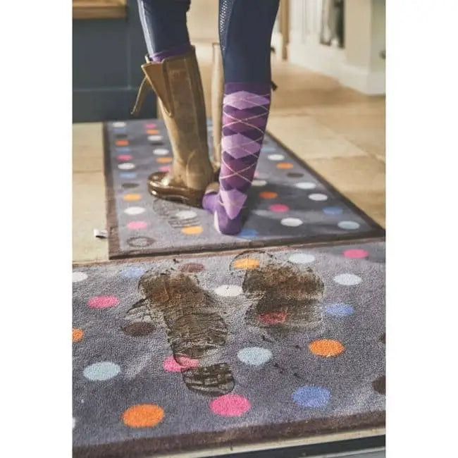 Eco-Friendly Washable Dots Mat and Runner - Doormat