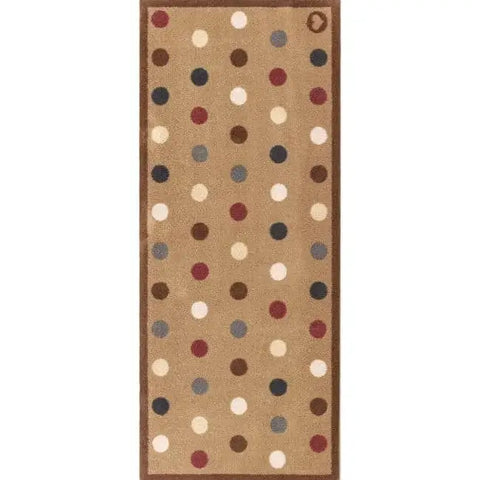 Eco-Friendly Washable Dots Mat and Runner - Spot Beige / 65X150 cm - Doormat
