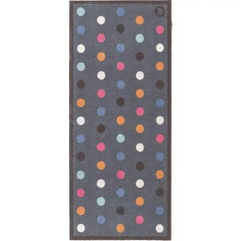 Eco-Friendly Washable Dots Mat and Runner - Spot Navy / 65X150 cm - Doormat