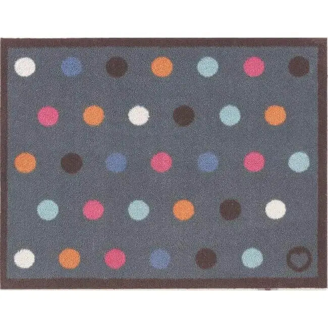 Eco-Friendly Washable Dots Mat and Runner - Spot Navy / 65X85 cm - Doormat
