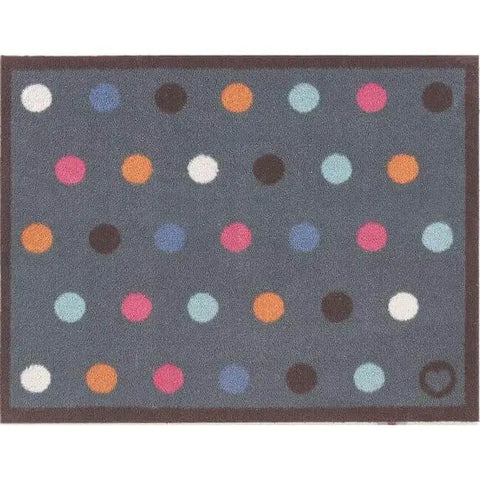 Eco-Friendly Washable Dots Mat and Runner - Spot Navy / 65X85 cm - Doormat