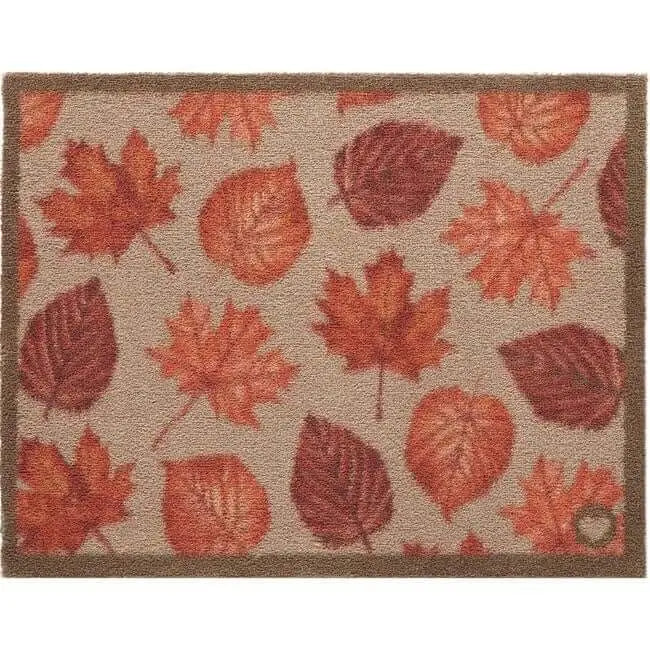 Eco-Friendly Washable Floral Mat - Autumn Leaves / 65X85 cm - Doormat