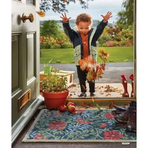 Eco-Friendly Washable Floral Mat - Doormat