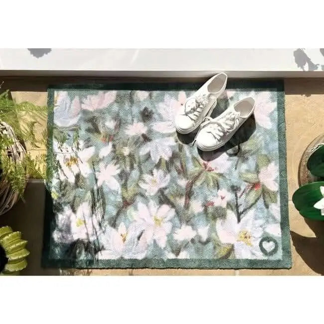 Eco-Friendly Washable Floral Mat - Doormat