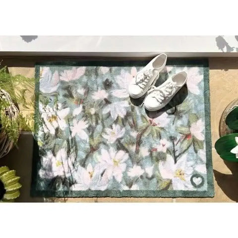 Eco-Friendly Washable Floral Mat - Doormat