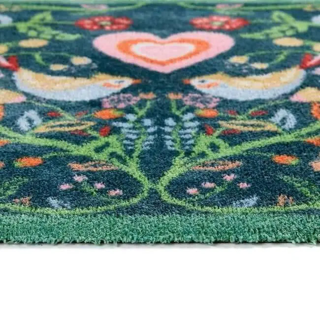 Eco-Friendly Washable Floral Mat - Doormat
