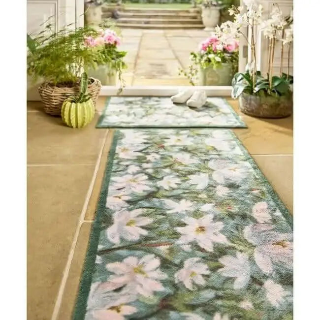 Eco-Friendly Washable Floral Mat - Doormat