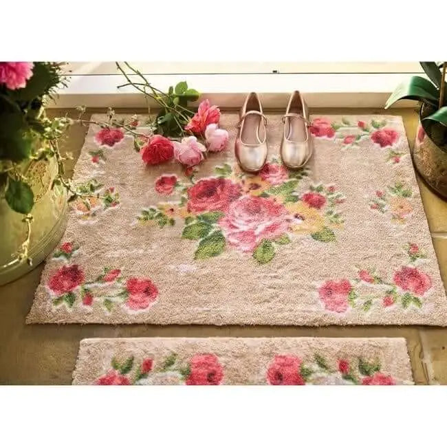 Eco-Friendly Washable Floral Mat - Doormat