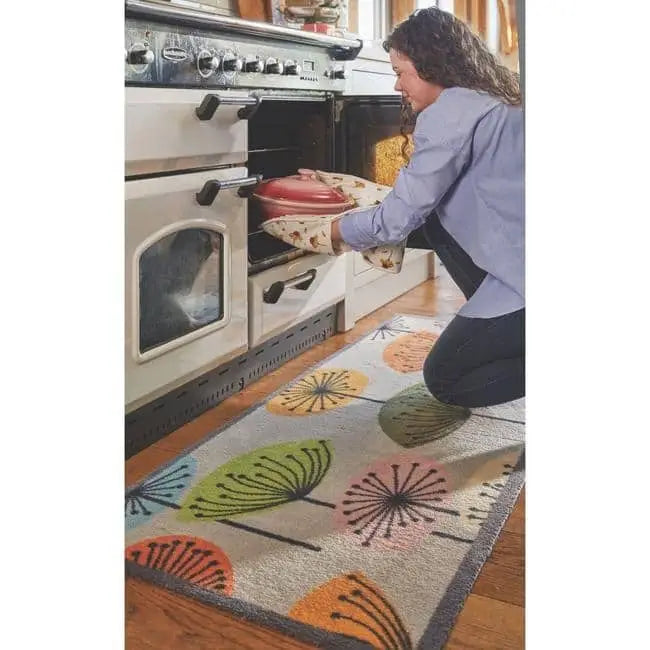 Eco-Friendly Washable Floral Mat - Doormat