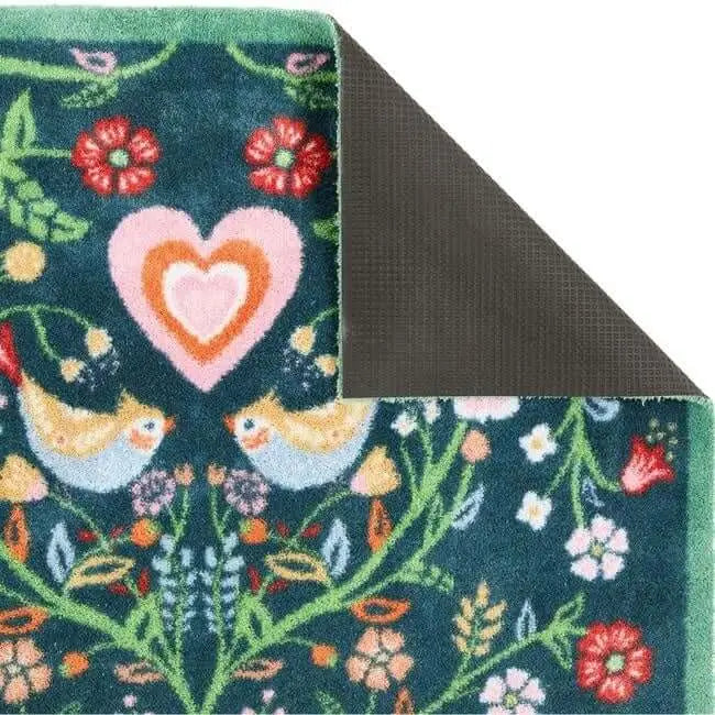 Eco-Friendly Washable Floral Mat - Doormat