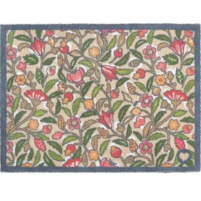 Eco-Friendly Washable Floral Mat - May Floral / 65X85 cm - Doormat