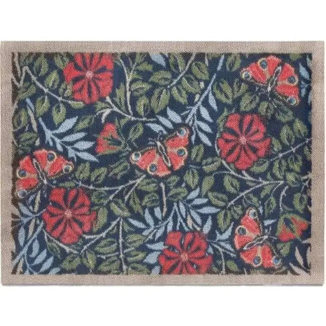 Eco-Friendly Washable Floral Mat - Multicolour Floral / 65X85 cm - Doormat