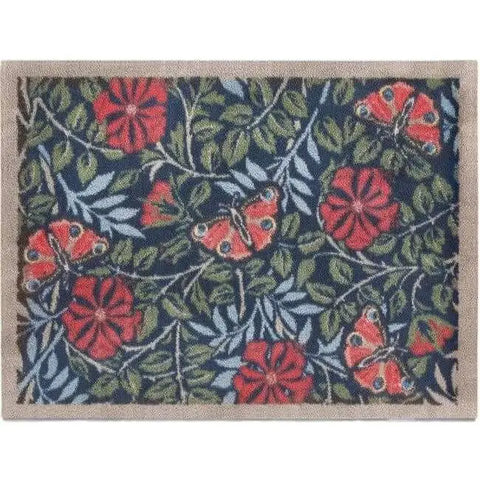 Eco-Friendly Washable Floral Mat - Multicolour Floral / 65X85 cm - Doormat
