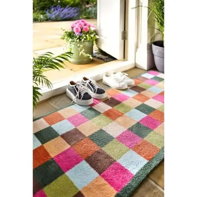 Eco-Friendly Washable Geometric Mat - Doormat