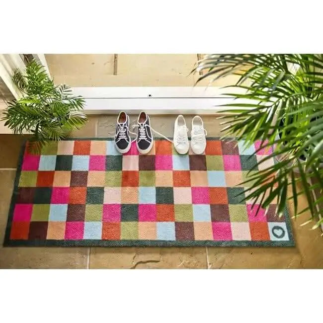 Eco-Friendly Washable Geometric Mat - Doormat