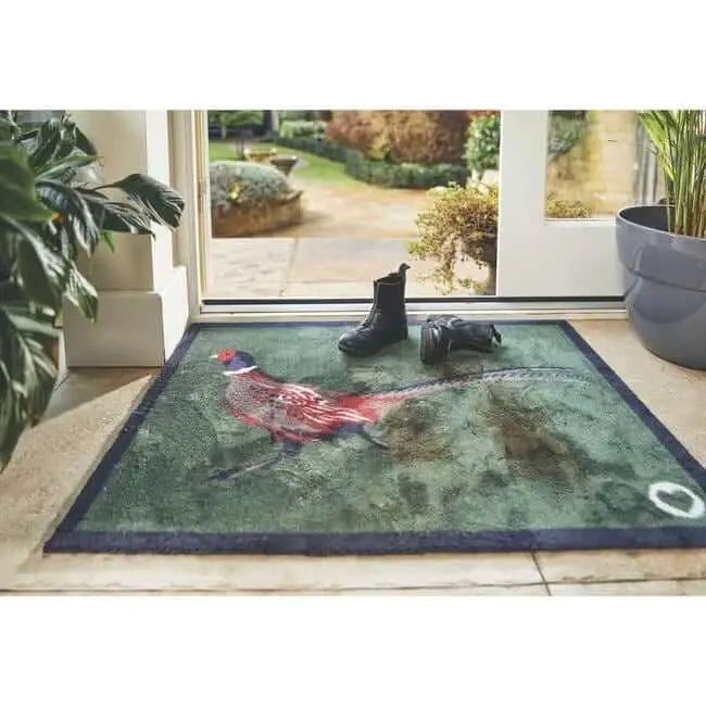 Eco-Friendly Washable Green Peasant Mat - Doormat