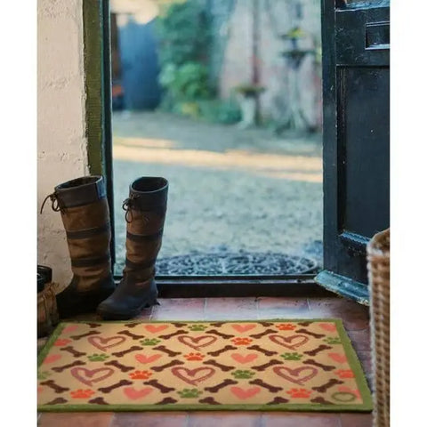 Eco-Friendly Washable Heart Pet Mat - Doormat
