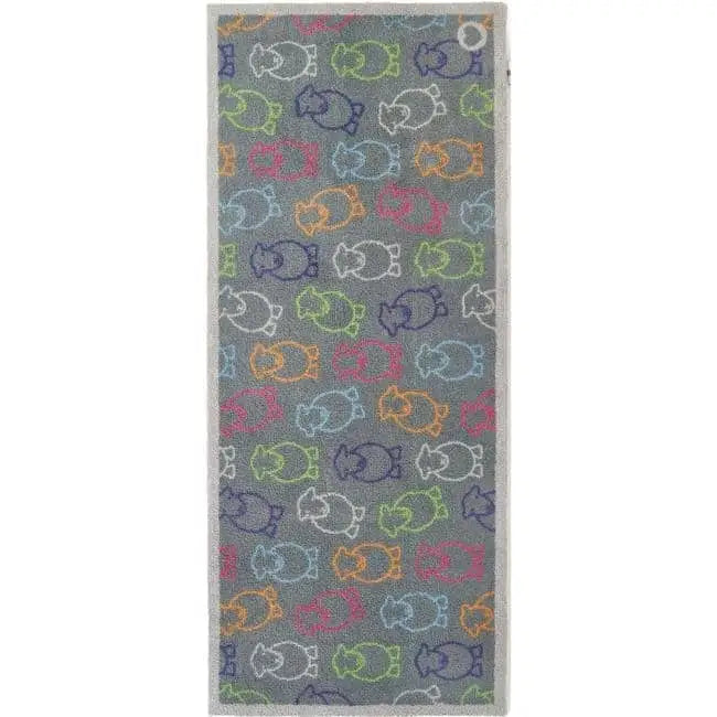 Eco-Friendly Washable Herdy Mat - Outline Herdy / 65X150 cm - Doormat