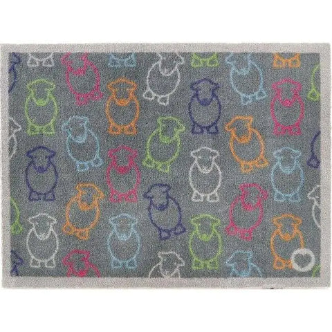 Eco-Friendly Washable Herdy Mat - Outline Herdy / 65X85 cm - Doormat