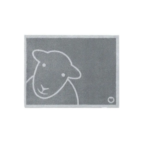 Eco-Friendly Washable Home and Animal Mat – 65X85 cm - Hello Grey Herdy / 65X85 cm - Doormat