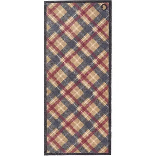 Eco-Friendly Washable Pet Mat - 65X150 cm / Tartan Paw - Doormat