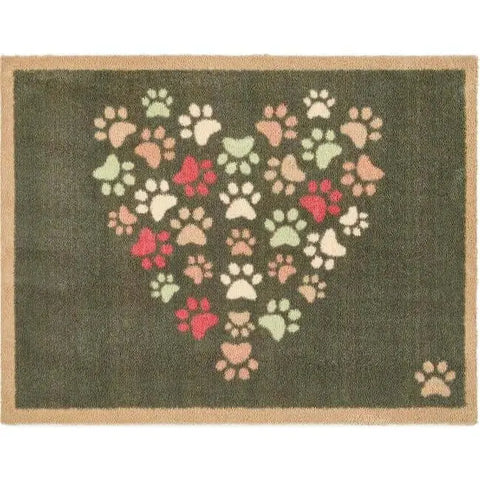 Eco-Friendly Washable Pet Runner and Mat - Paws For Love / 65X85 cm - Doormat