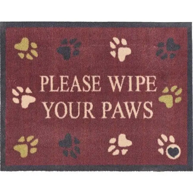 Eco-Friendly Washable Pet Runner and Mat - Wipe Your Paws Burgundy / 65X85 cm - Doormat