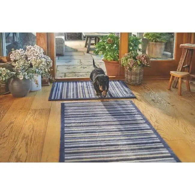 Eco-Friendly Washable Striped Mat - Doormat