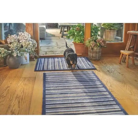 Eco-Friendly Washable Striped Mat - Doormat