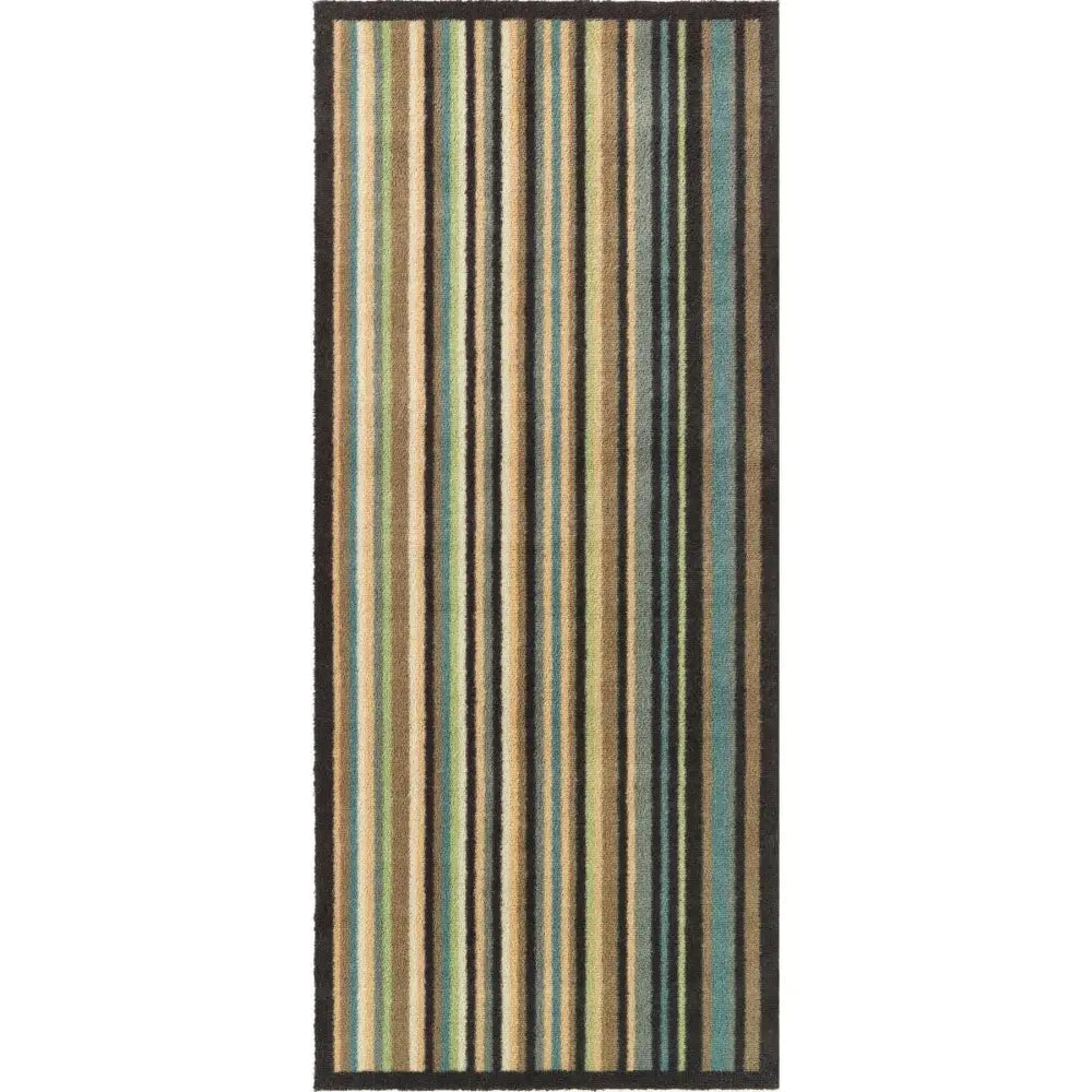 Eco-Friendly Washable Striped Mat - Green / 65X150 cm - Doormat