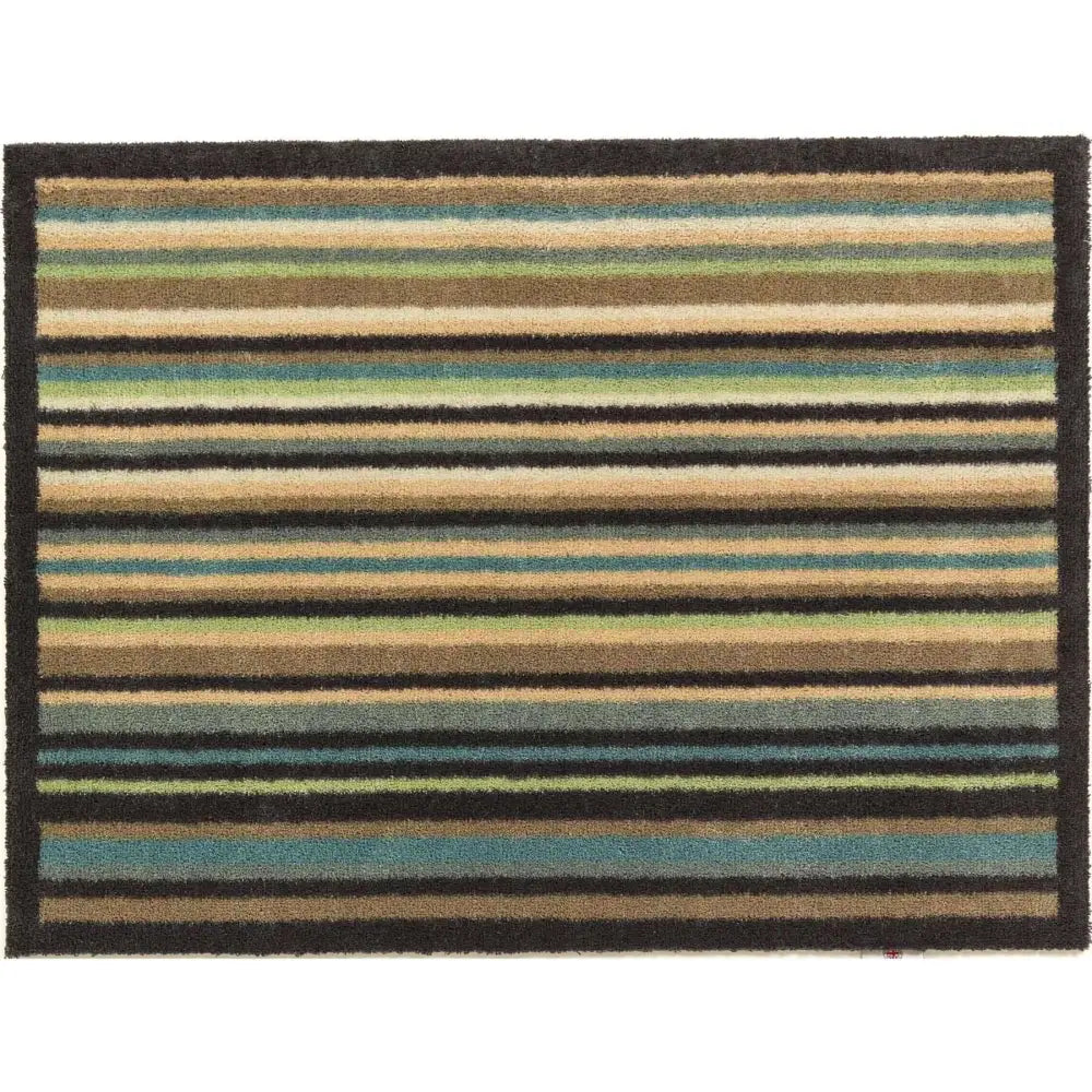 Eco-Friendly Washable Striped Mat - Green / 65X85 cm - Doormat