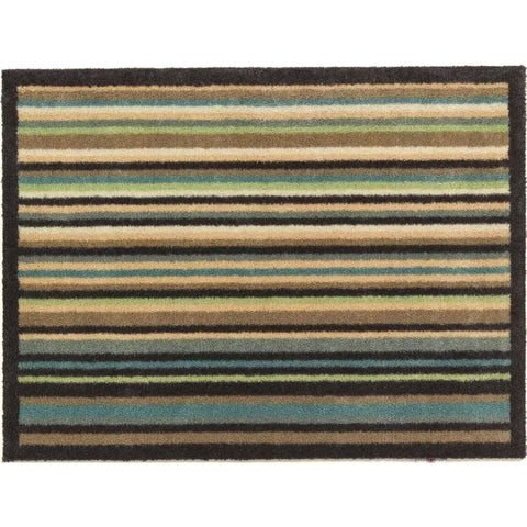 Eco-Friendly Washable Striped Mat - Green / 65X85 cm - Doormat