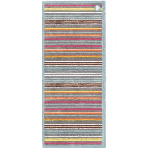 Eco-Friendly Washable Striped Mat - Light blue / 65X150 cm - Doormat