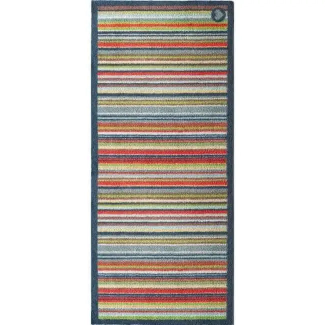 Eco-Friendly Washable Striped Mat - Light green / 65X150 cm - Doormat