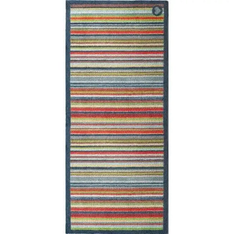 Eco-Friendly Washable Striped Mat - Light green / 65X150 cm - Doormat