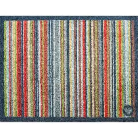 Eco-Friendly Washable Striped Mat - Light green / 65X85 cm - Doormat