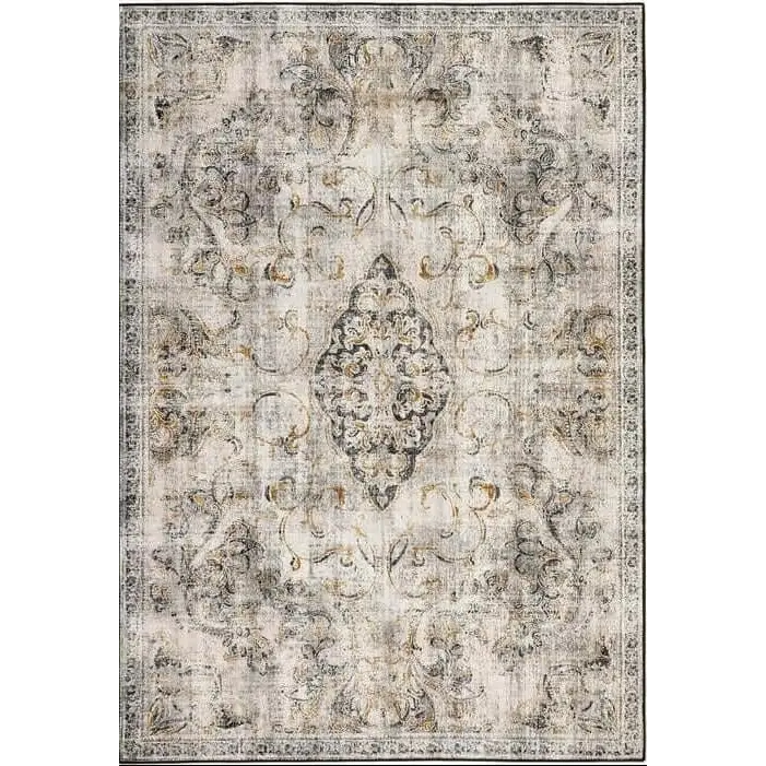 Eco-Washable Cream Rug Vintage Design - 120X185 cm - Rugs