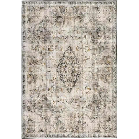 Eco-Washable Cream Rug Vintage Design - 120X185 cm - Rugs