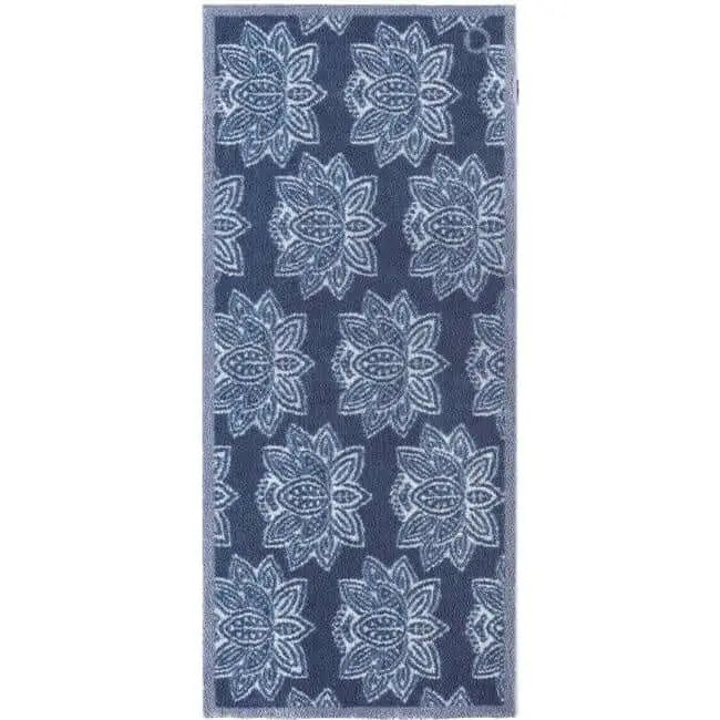 Eco Washable Floral Mats – Geometric - Dark Blue / 65X150 cm - Doormat