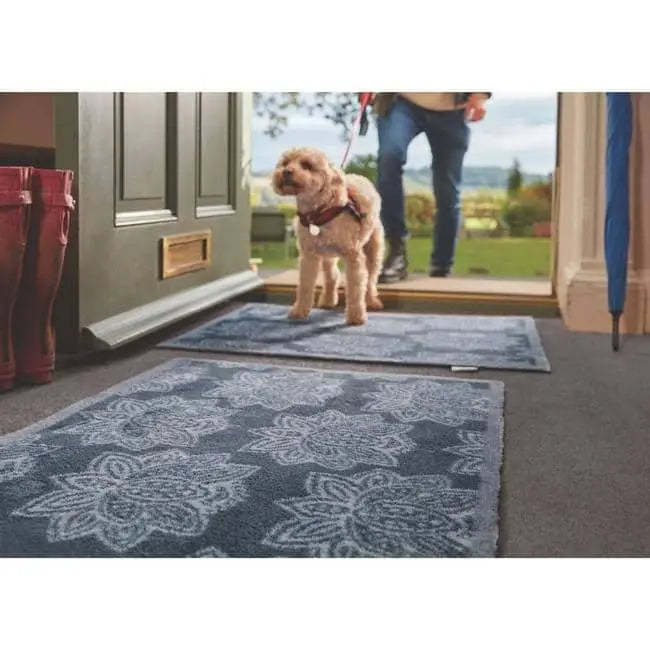 Eco Washable Floral Mats – Geometric - Doormat