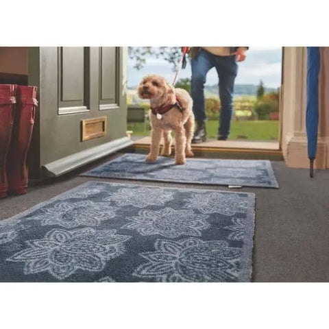 Eco Washable Floral Mats – Geometric - Doormat