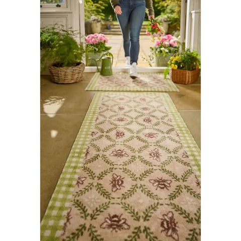 Eco Washable Floral Mats – Geometric - Doormat