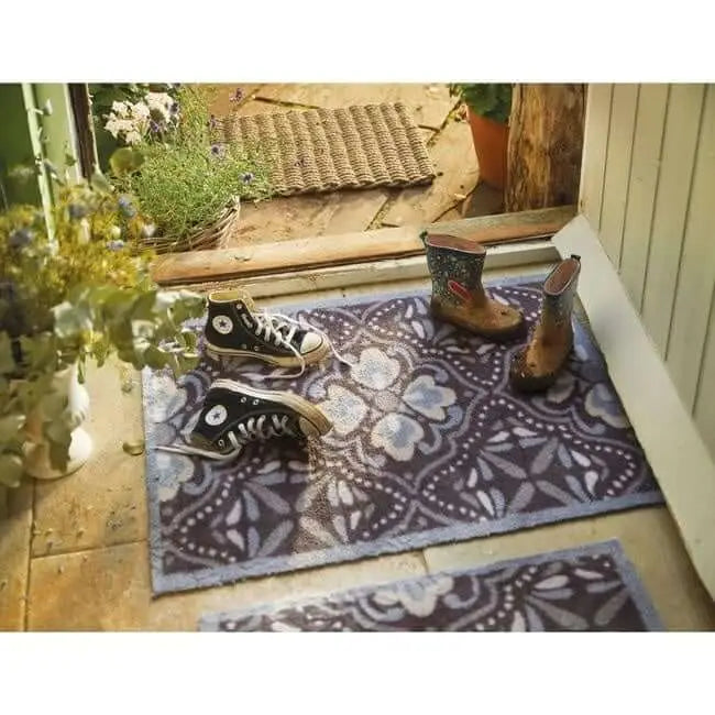 Eco Washable Floral Mats – Geometric - Doormat