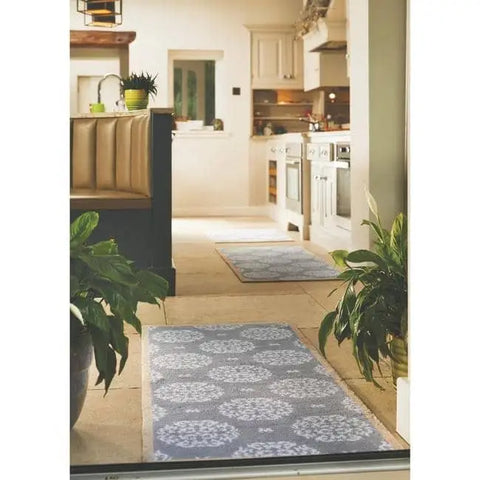 Eco Washable Floral Mats – Geometric - Doormat