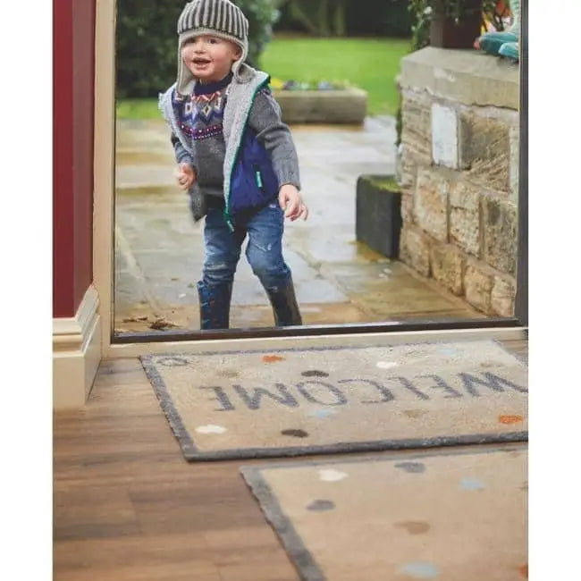 Eco Washable Floral Mats – Geometric - Doormat