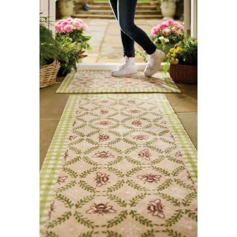 Eco Washable Floral Mats – Geometric - Doormat