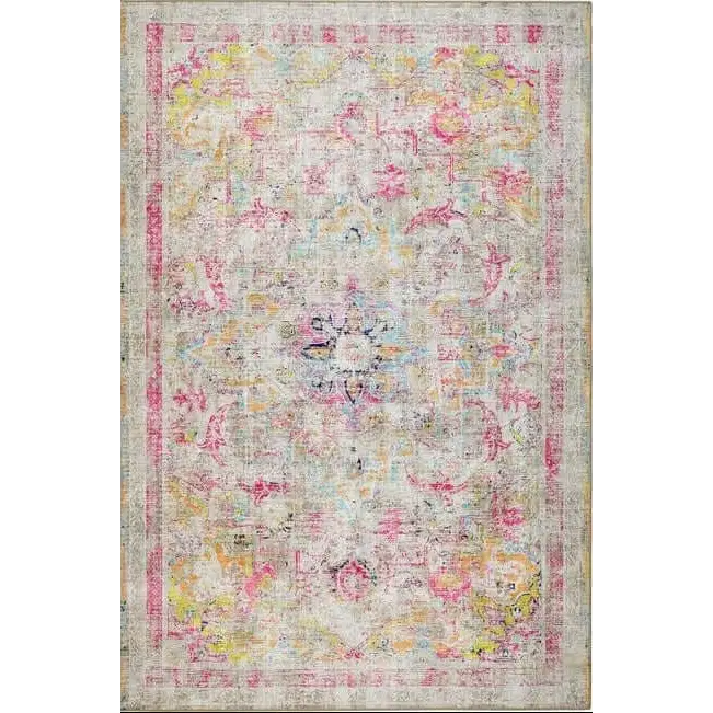 Eco-Washable Multicolour Rug Vintage Design - 120X185 cm - Rugs
