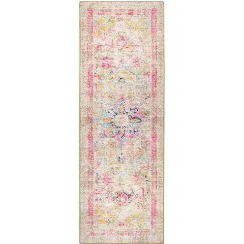 Eco-Washable Multicolour Rug Vintage Design - 75X220 cm - Rugs